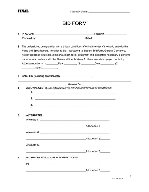 BIDDING DOCUMENTS .